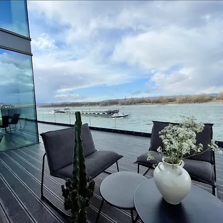 Modernes Mit Wunderschoenem Rheinblick